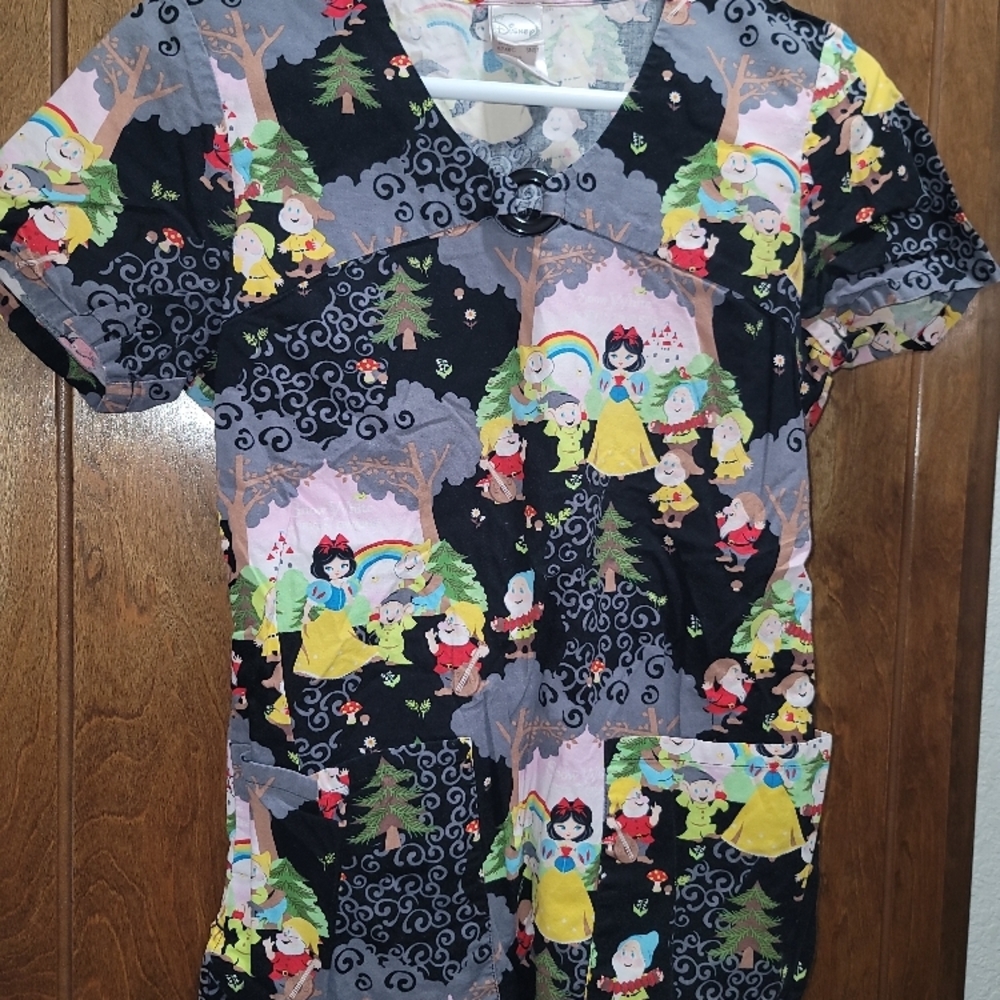 Disney XS Snow White Scrub Top
